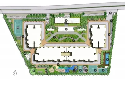 Assetz Zen and Sato Apartment masterplan hd by Assetz Property Group located at Yelahanka, Bagalur Main Road, Sathanur, next to SH 104, Bangalore Karnataka